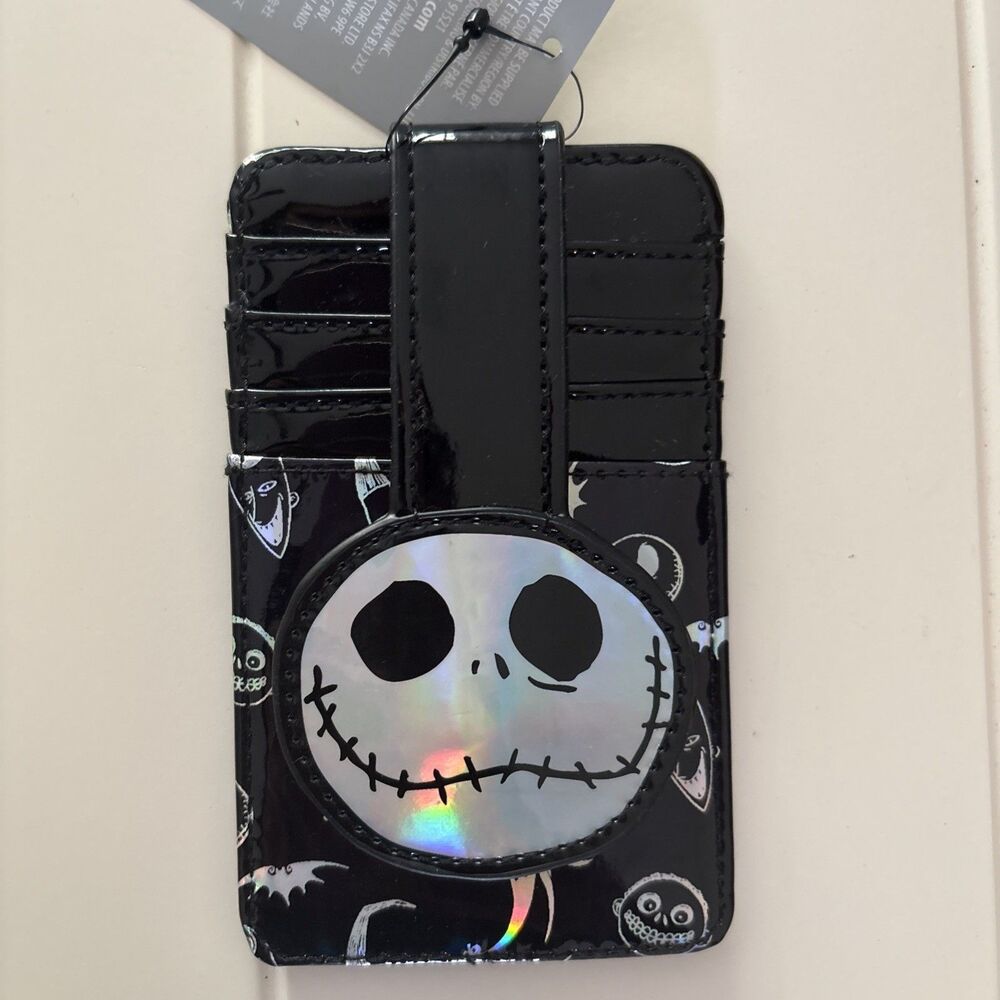 Disney Parks Holographic Nightmare Before Christmas Credit Card Holder ID Wallet